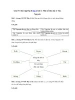 Tải Giải Vở bài tập Địa lí 4 bài 6: Một số dân tộc ở Tây Nguyên - Giải sách bài tập Địa lí lớp 4 tập 1