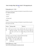 Tải Giải vở bài tập Tiếng Việt lớp 4 tuần 28: Ôn tập giữa học kì 2 - Tiết 1, 2 - Giải sách bài tập Tiếng Việt 4 tập 2