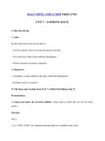 Tải Tiếng Anh 12 Unit 7: Looking back - Soạn Tiếng Anh lớp 12 Unit 7 Artificial Intelligence trang 27 28
