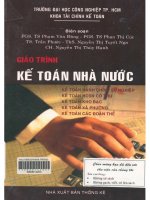 Giáo trình kế toán nhà nước  phạm văn đăng và các tác giả khác 