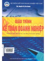 Giáo trình kế toán doanh nghiệp  nguyễn thị thu hương 
