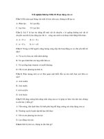 Tải Trắc nghiệm Sinh học 8 Bài 10: Hoạt động của cơ - Trắc nghiệm Sinh học 8 Bài 10 có đáp án