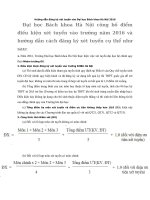 Tải Hướng dẫn đăng ký xét tuyển vào Đại học Bách khoa Hà Nội năm 2016 - Thông tin tuyển sinh Đại học Bách khoa Hà Nội 2016