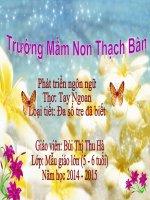 LQVH - Thơ Tay ngoan