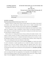 Tải Đề thi thử THPT Quốc gia môn Tiếng Anh năm 2016 trường THPT Bỉm Sơn, Thanh Hóa (Lần 3) - Đề thi thử Đại học môn Tiếng Anh năm 2016 có đáp án