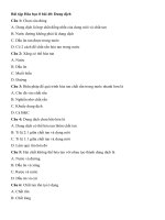 Tải Trắc nghiệm Hóa học 8 bài 40 - Dung dịch