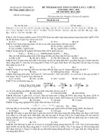 Tải Đề thi thử THPT Quốc gia môn Hóa học lần 2 năm 2016 trường THPT Yên Lạc, Vĩnh Phúc - Đề thi thử đại học năm 2016 môn Hóa có đáp án
