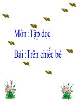 Tập đọc 2 - Tuần 4: Trên chiếc bè