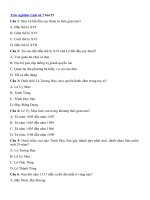 Tải Trắc nghiệm Lịch sử 7 bài 22 - Sự suy yếu của nhà nước phong kiến tập quyền (Thế kỉ XVI - XVIII)