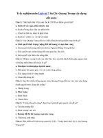 Tải Trắc nghiệm môn Lịch sử 7 bài 26 - Quang Trung xây dựng đất nước