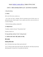 Tải Tiếng Anh lớp 11 Unit 1 Getting Started - Soạn Getting Started Unit 1 lớp 11 đầy đủ nhất