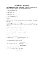 Tải Giải bài tập Hóa 11 nâng cao bài 54 - Ancol - Tính chất hóa học, điều chế và ứng dụng