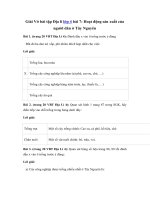 Tải Giải Vở bài tập Địa lí 4 bài 7: Hoạt động sản xuất của người dân ở Tây Nguyên - Giải sách bài tập Địa lí lớp 4 tập 1