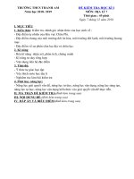 Tải Đề thi học kì 1 lớp 7 môn Địa lý trường THCS Thanh Am, Hà Nội năm 2018 - 2019 - Đề kiểm tra học kì 1 môn Địa lí lớp 7 có ma trận và đáp án