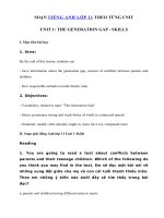 Tải Tiếng Anh lớp 11 Unit 1 Skills - Soạn Skills Unit 1 lớp 11 đầy đủ nhất