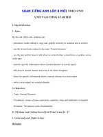 Tải Tiếng Anh 8 Unit 9: Getting started - Soạn Tiếng Anh lớp 8 Unit 9 Natural Disasters trang 26 - 27