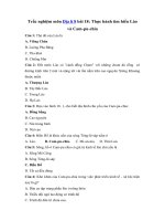 Tải Trắc nghiệm Địa lí 8 bài 18 - Thực hành tìm hiểu Lào và Cam-pu-chia