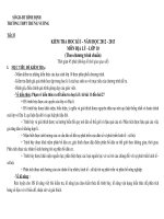 Download ma trận đề và đáp án thi HKI 2012 2013 địa lý 11