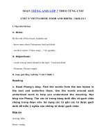 Tải Unit 5 lớp 7 Skills 1 - Tiếng Anh 7 Unit 5 Vietnamese food and drink| Giải bài tập SGK tiếng Anh 7 mới Unit 5 Skills 1