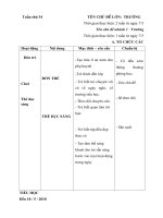 Giao an tuan 34- Trường tiểu học- NH 2017-2018