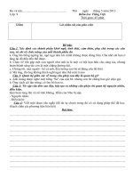 Download Đề kiểm tra 1 tiết ngữ văn 9  tiết 159