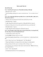 Tải Giải bài tập Ngữ văn lớp 9 bài 31: Kiểm tra phần Tiếng Việt - Giải bài tập Ngữ văn lớp 9 bài 31 SGK