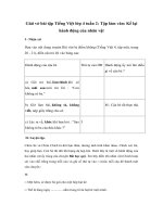 Tải Giải vở bài tập Tiếng Việt lớp 4 tuần 2: Tập làm văn: Kể lại hành động của nhân vật - Giải vở bài tập Tiếng Việt 4 tuần 2