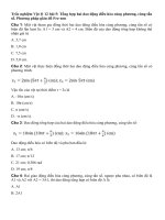 Tải Câu hỏi trắc nghiệm Vật lý 12 bài 5 - Tổng hợp hai dao động điều hòa cùng phương, cùng tần số. Phương pháp giản đồ Fre-nen