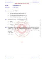 PHIẾU BÀI TẬP TOÁN 9 – TUẦN 24