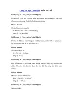 Tải Giải bài tập Cùng em học Toán lớp 5 Tuần 16 - Đề 2 - Giải sách Cùng em học Toán lớp 5 tập 1