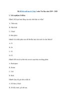 Tải Bộ đề thi cuối học kì 2 lớp 3 môn Tin Học năm 2019 - 2020 - Đề thi Tin học lớp 3 học kì 2 có đáp án