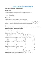 Tải Bài tập phân số thập phân lớp 5 - Giải bài tập Toán lớp 5 chương 1