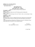 Download Đề và đáp án đề thi HKII 2013 - THCS Hưng Mỹ