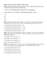 Tải Trắc nghiệm Vật lý lớp 11 chương 1 - Vật lý 11 chương 1: Điện tích - Điện trường