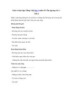 Tải Giải vở bài tập Tiếng Việt lớp 4 tuần 35: Ôn tập học kì 2 - Tiết 2 - Giải sách bài tập Tiếng Việt 4 tập 2