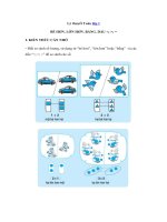 Tải Lý thuyết Toán lớp 1: Bé hơn, lớn hơn, bằng. Dấu ; = - Lý thuyết môn Toán 1