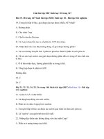 Tải Giải bài tập SBT Sinh học 10 trang 147 - Chuyển hóa vật chất và năng lượng trong tế bào