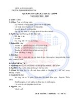 Đề cương ôn tập giữa kì I khối 5 năm học 2018 - 2019