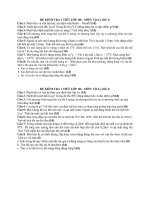 Download 2 đề kiểm tra 1 tiết vật lý 10 tiết 34