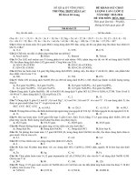 Tải Đề thi thử THPT Quốc gia môn Hóa học lần 1 năm 2016 trường THPT Yên Lạc, Vĩnh Phúc - Đề thi thử đại học năm 2016 môn Hóa có đáp án