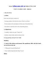 Tải Tiếng Anh lớp 10 Unit 1 Skills - Soạn Skills Unit 1 lớp 10 đầy đủ nhất