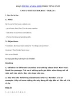 Tải Unit 6 lớp 6 Skills 1 - Tiếng Anh 6 Unit 6 Our Tet holiday| Giải bài tập SGK tiếng Anh lớp 6 Unit 6 Skills 1