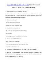 Tải Giải SBT Tiếng Anh 9 mới Unit 4: Life in the past - Tiếng Anh lớp 9 Unit 4 Life in the past| Giải sách bài tập Unit 4 lớp 9 chi tiết nhất