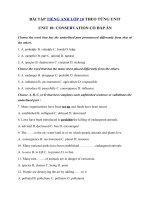 Tải Trắc nghiệm tiếng Anh lớp 10 Unit 10 Conservation có đáp án - Tiếng Anh 10 Unit 10 Conservation| Bài tập Unit 10 lớp 10 có đáp án