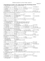 Download Đề kiểm tra 45 phút cơ bản sinh học 10