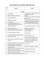 Download Đề và đáp án một số câu hỏi ôn tập HKII sinh học 10