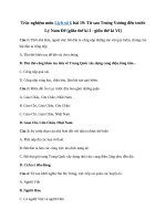 Tải Trắc nghiệm Lịch sử 6 bài 19 - Từ sau Trưng Vương đến trước Lý Nam Đế (giữa thế kỉ I - giữa thế kỉ VI)