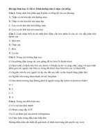 Tải Trắc nghiệm Sinh học lớp 11 bài 6 - Sinh học 11 bài 6: Dinh dưỡng nito ở thực vật (tiếp)