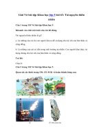 Tải Giải Vở bài tập Khoa học 5 bài 63: Tài nguyên thiên nhiên - Giải sách bài tập Khoa học lớp 5 tập 2