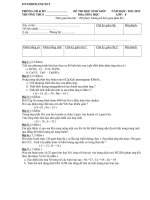 Download Đề thi HSG Hóa học lớp 8